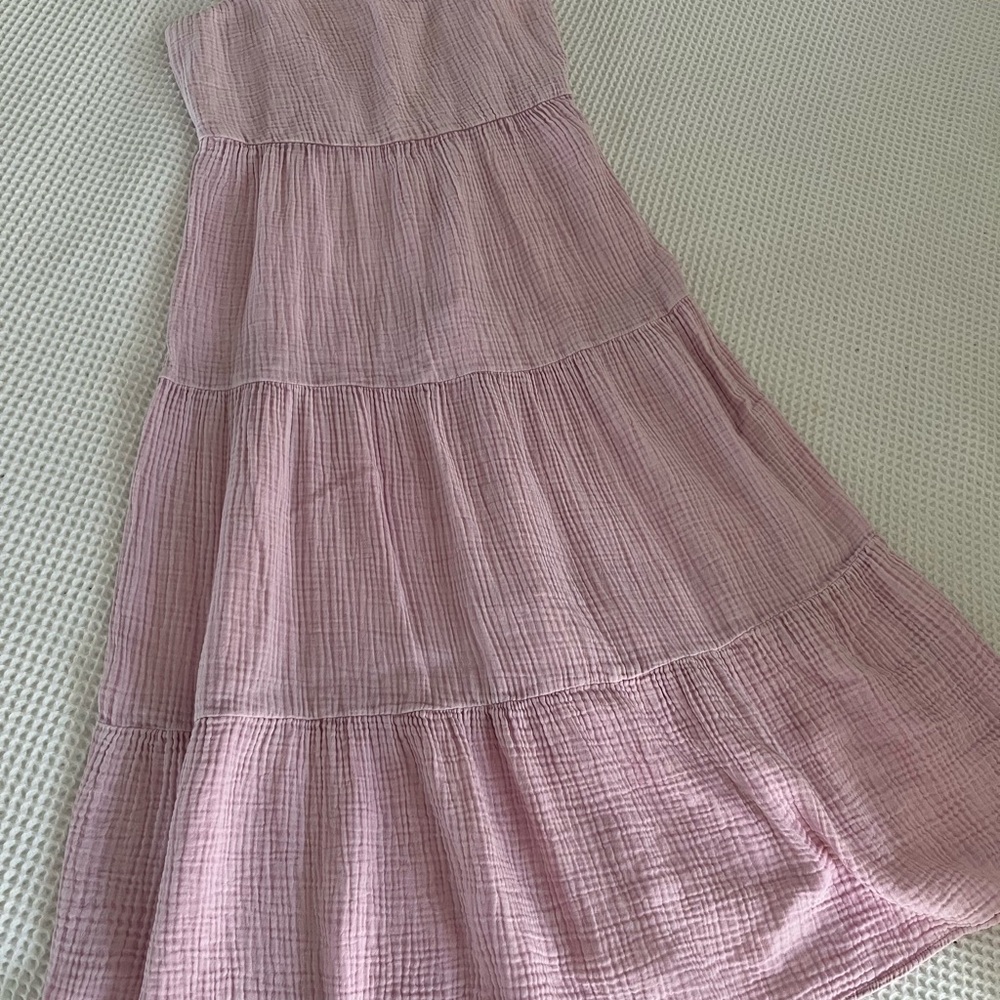 Z Supply Pink Tiered Sundress